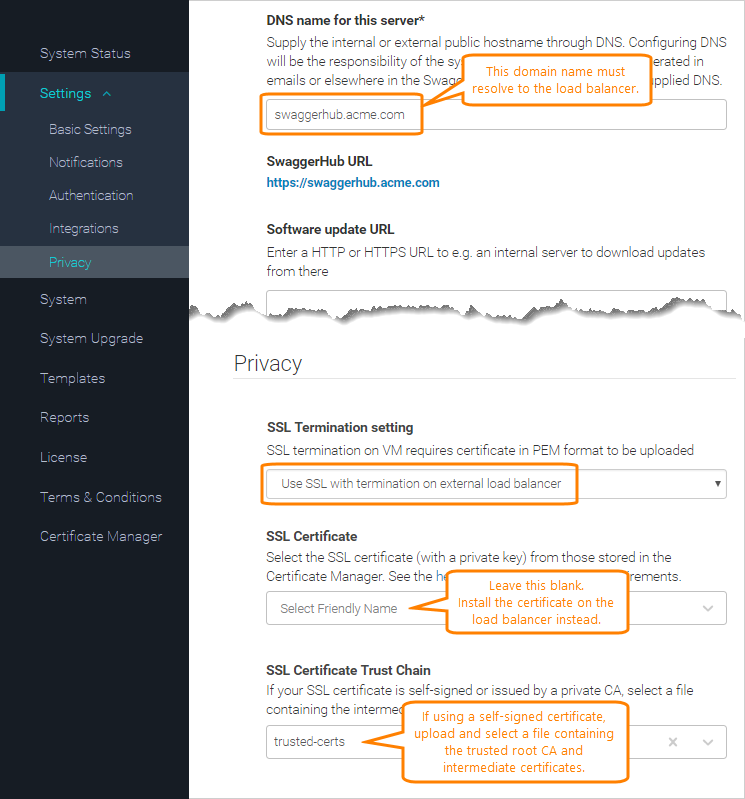 Enabling HTTPS in SwaggerHub On-Premise