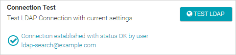 Testing LDAP connection